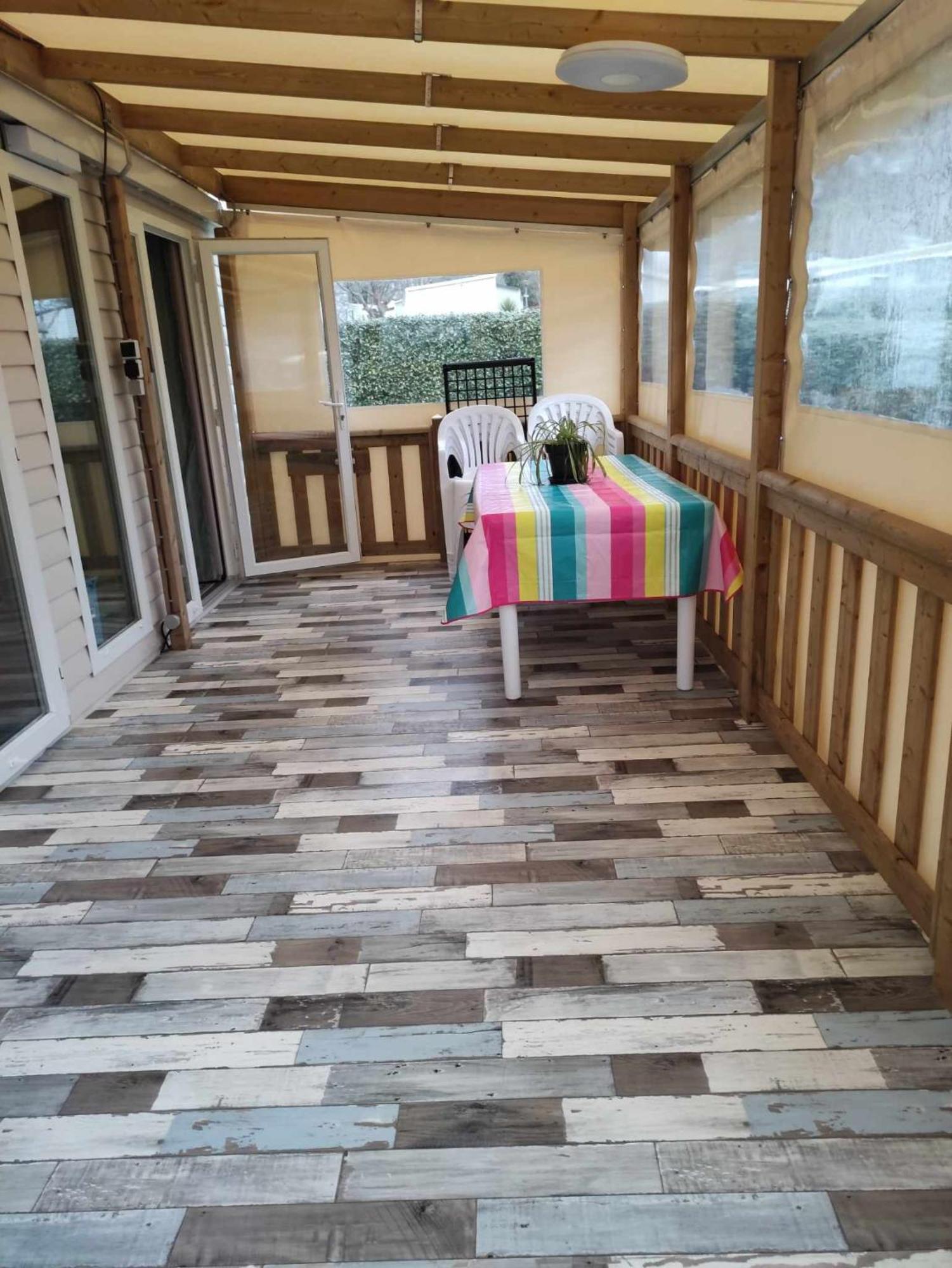 Mobil-Home 6/8 Personnes Au Domaine De Kerlann, 阿旺桥 外观 照片